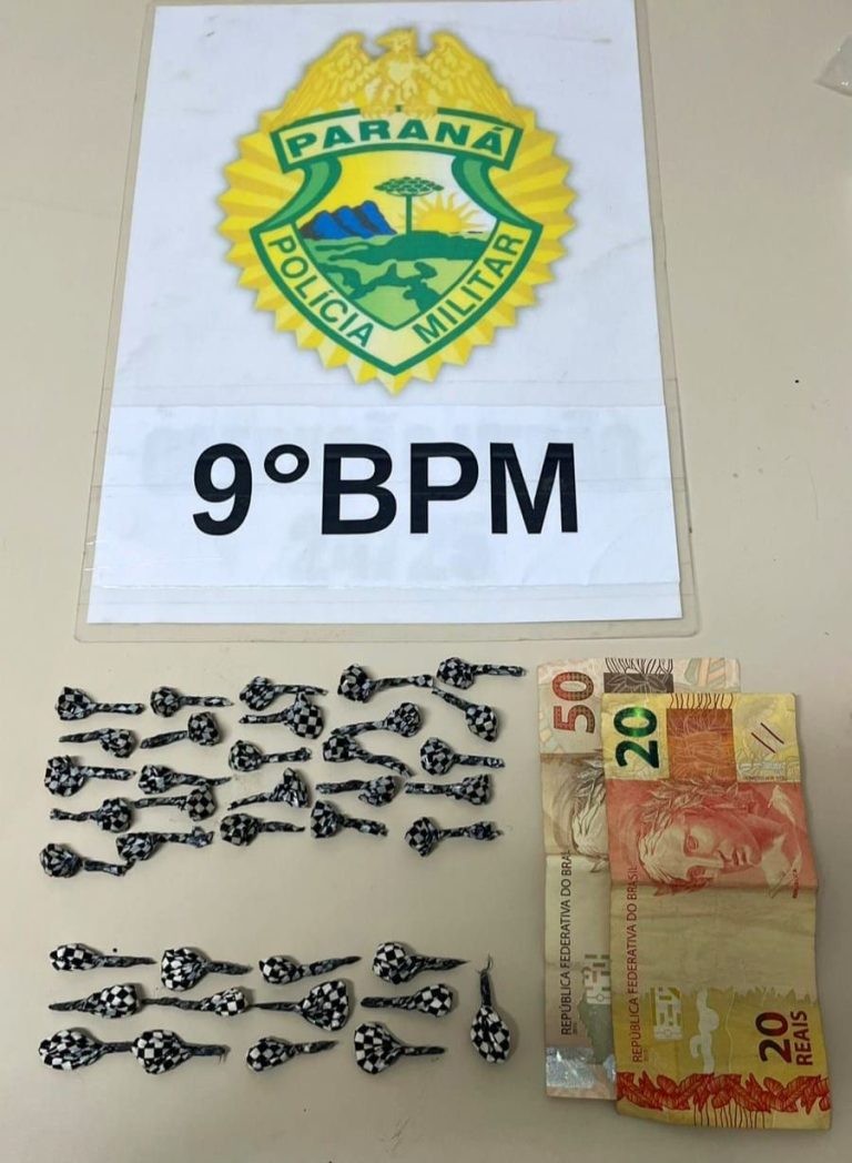 Suspeito é preso com drogas depois de atropelar Subtenente da PM  em barreira em Paranaguá