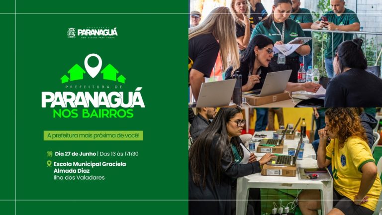 Ilha dos Valadares recebe o Programa Prefeitura nos Bairros neste sábado (27)