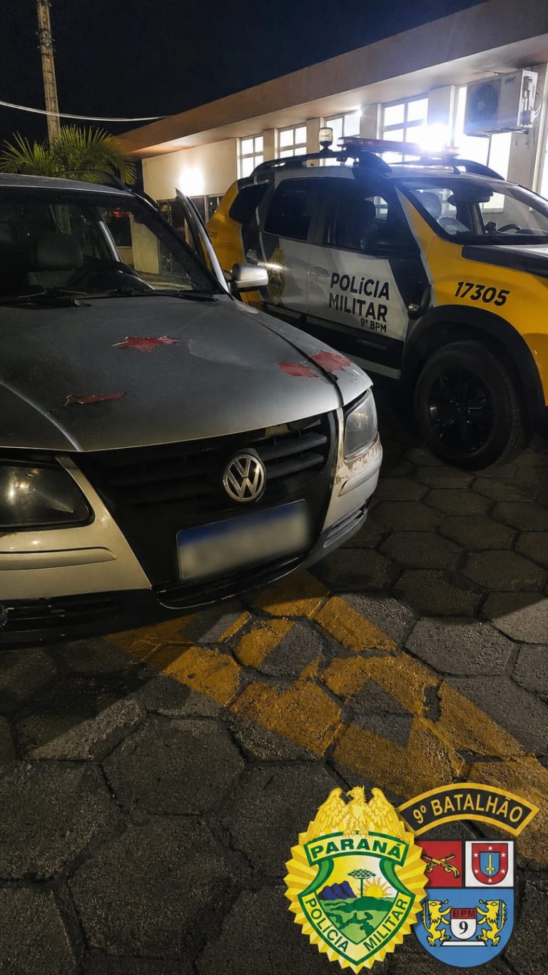 Sistema ‘Olho Vivo’ detecta carro furtado e PM prende homem por receptação em Pontal do Paraná