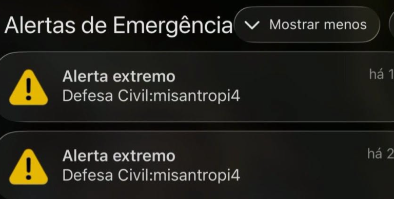 Ataque hacker ao sistema da Defesa Civil Nacional espalha pânico com falsos alertas de ‘ataque alienígena’