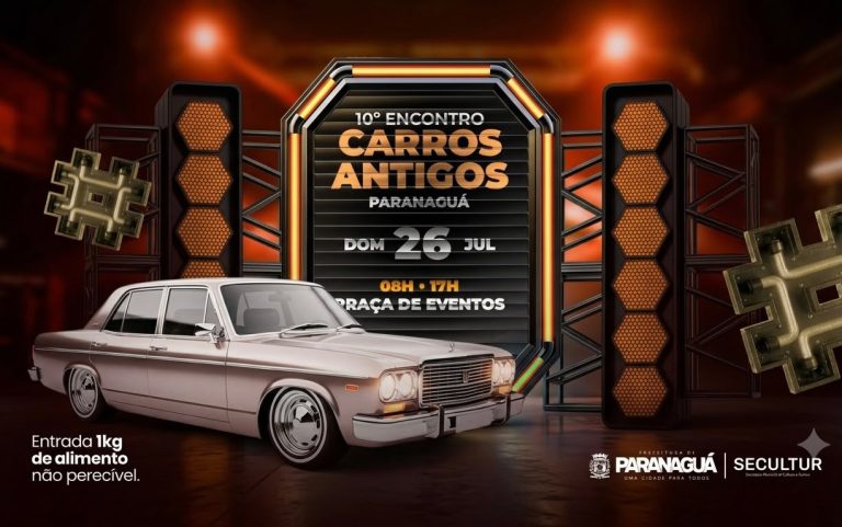 10º Encontro de Carros Antigos reunirá expositores e carros especiais neste domingo em Paranaguá