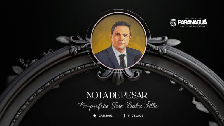 Prefeitura de Paranaguá decreta luto oficial de três dias pelo falecimento do ex-prefeito José Baka Filho