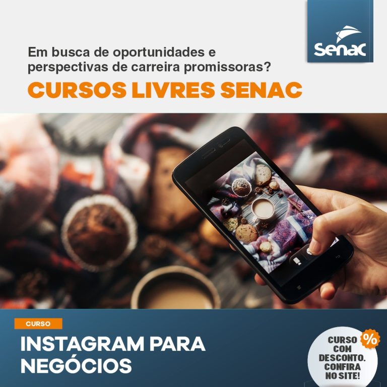 SENAC OFERECE CURSO GRATUITO DE INSTAGRAM PARA NEGÓCIOS NA ILHA DO MEL