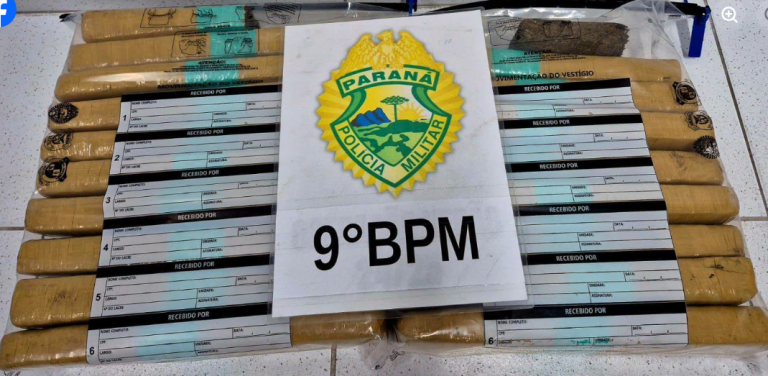OPERAÇÃO OMNIS: PM flagra adolescente com quase 15 kg de maconha em Paranaguá